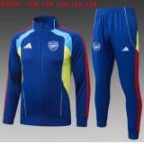 Chándal Arsenal 2025/26(Bule With Yellow Long zipper ) - NIÑOS